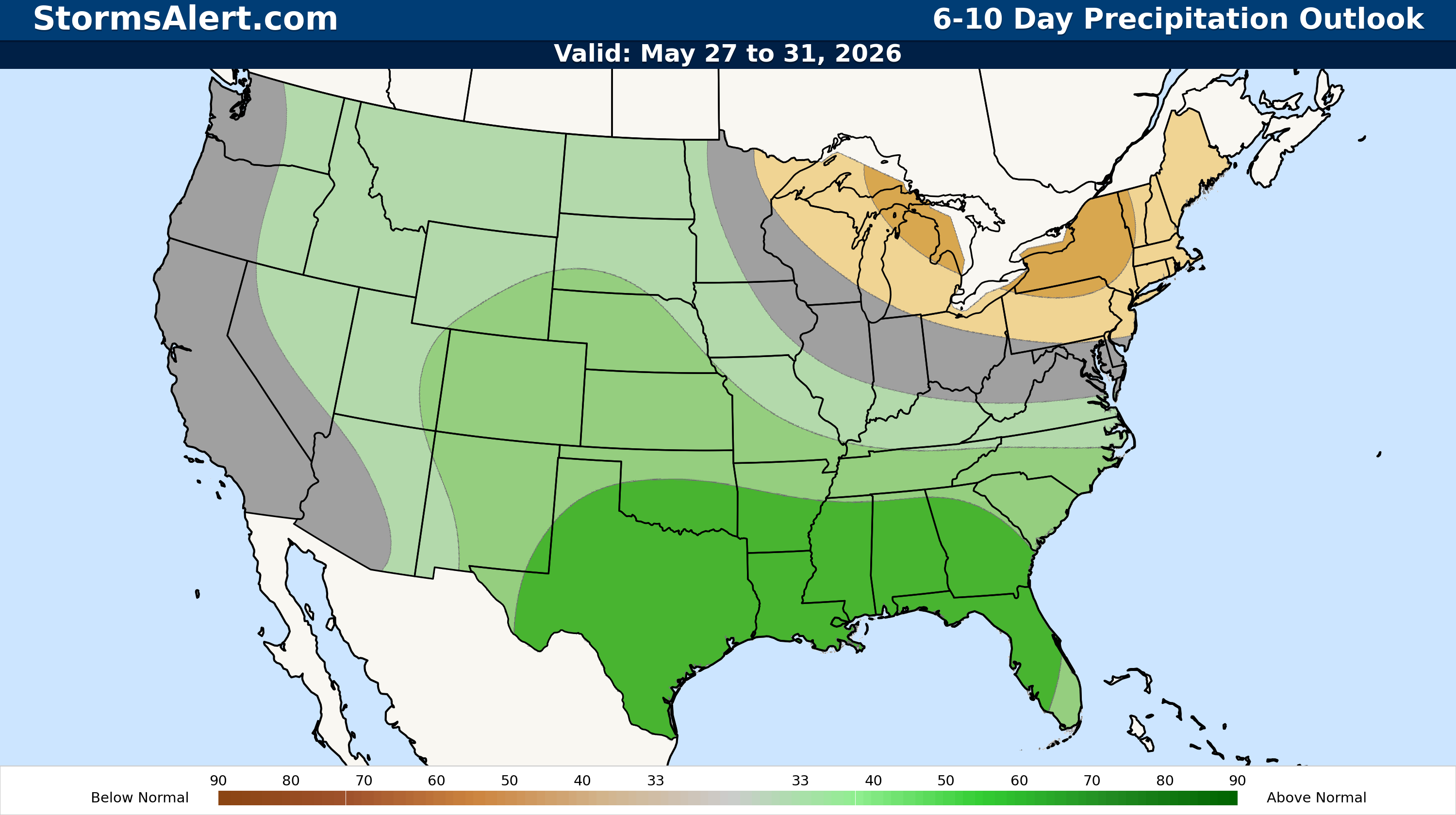 6-10 Day Precipitation Outlook