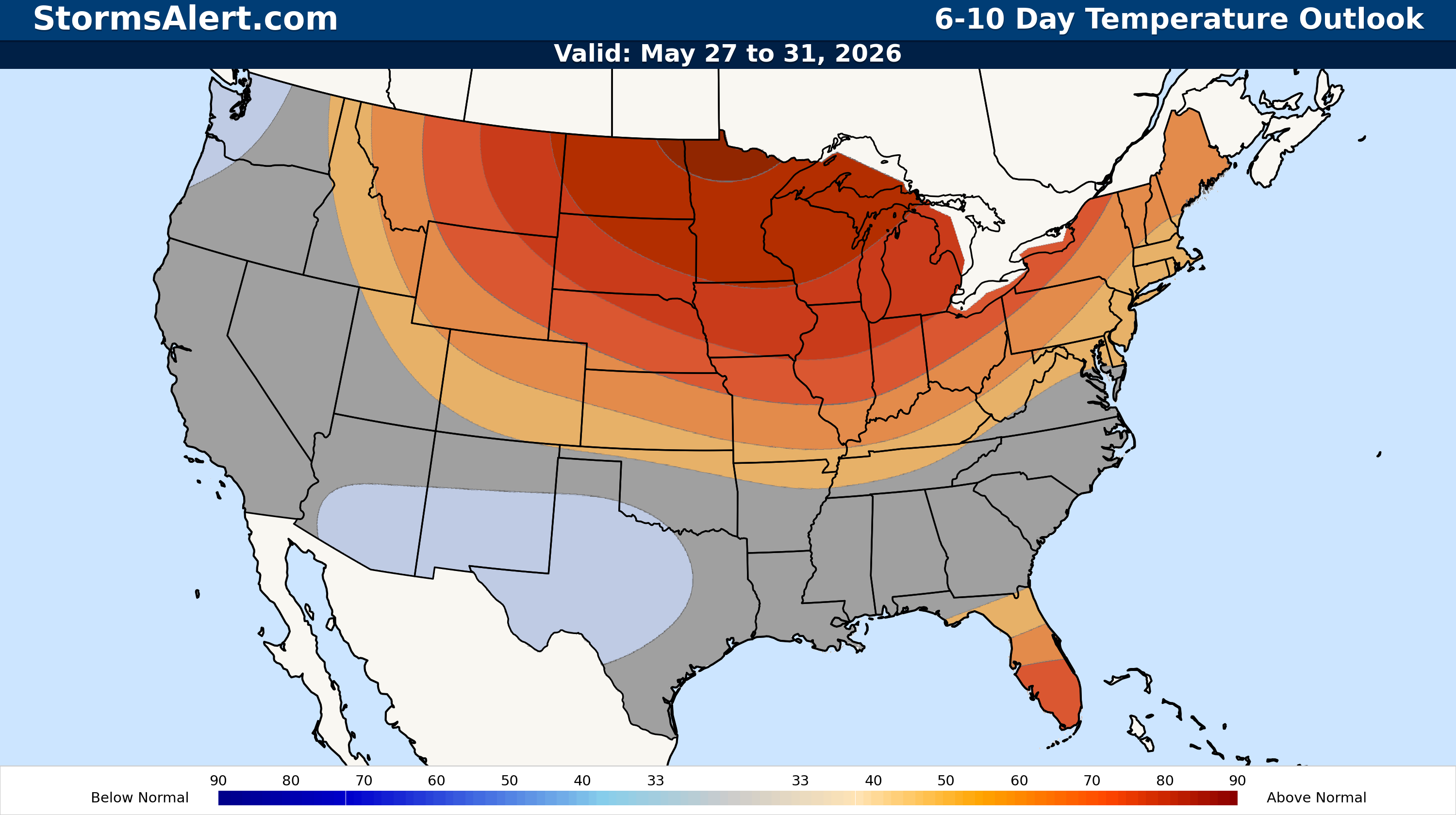 6-10 Day Temperature Outlook