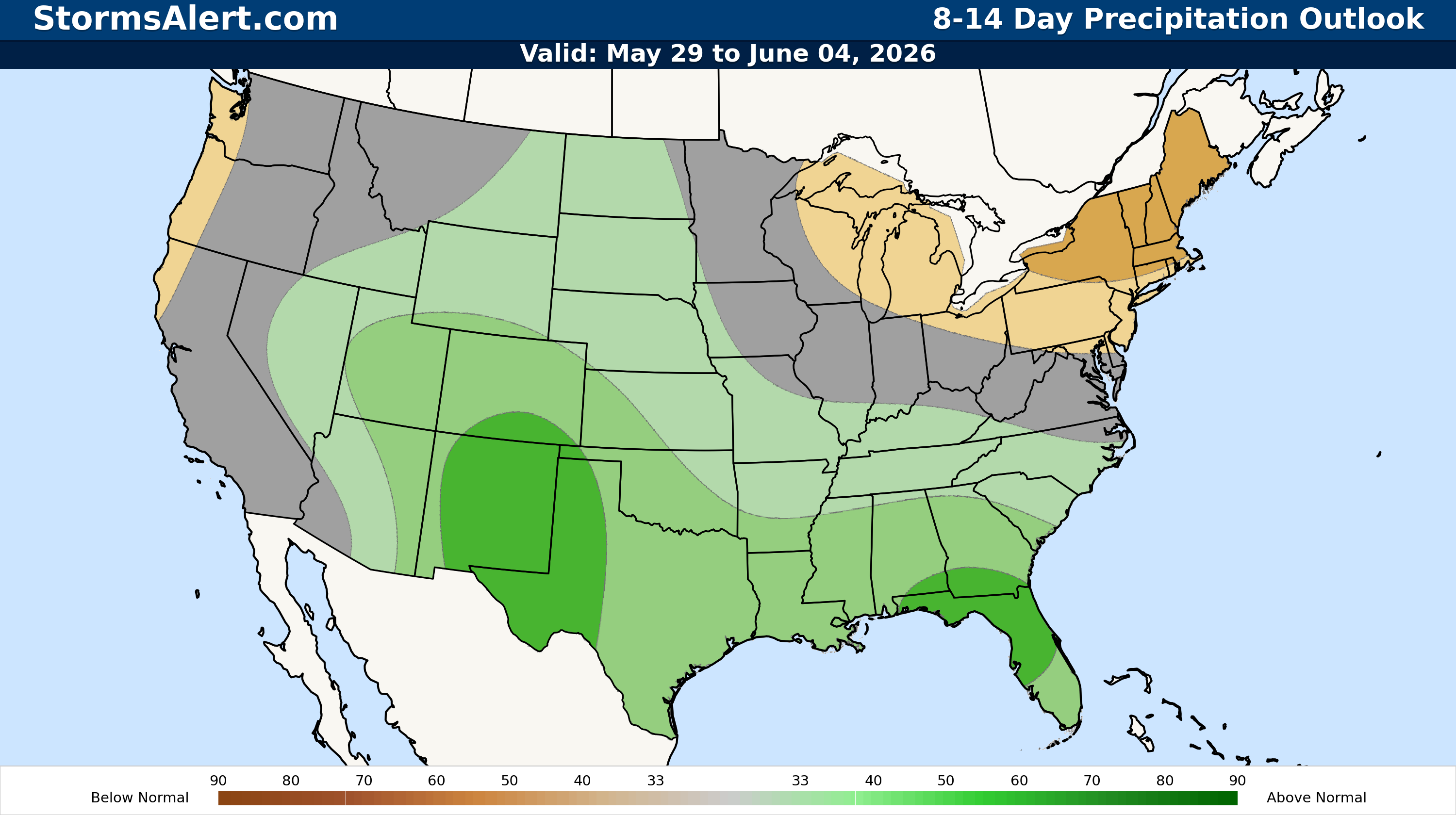 8-14 Day Precipitation Outlook