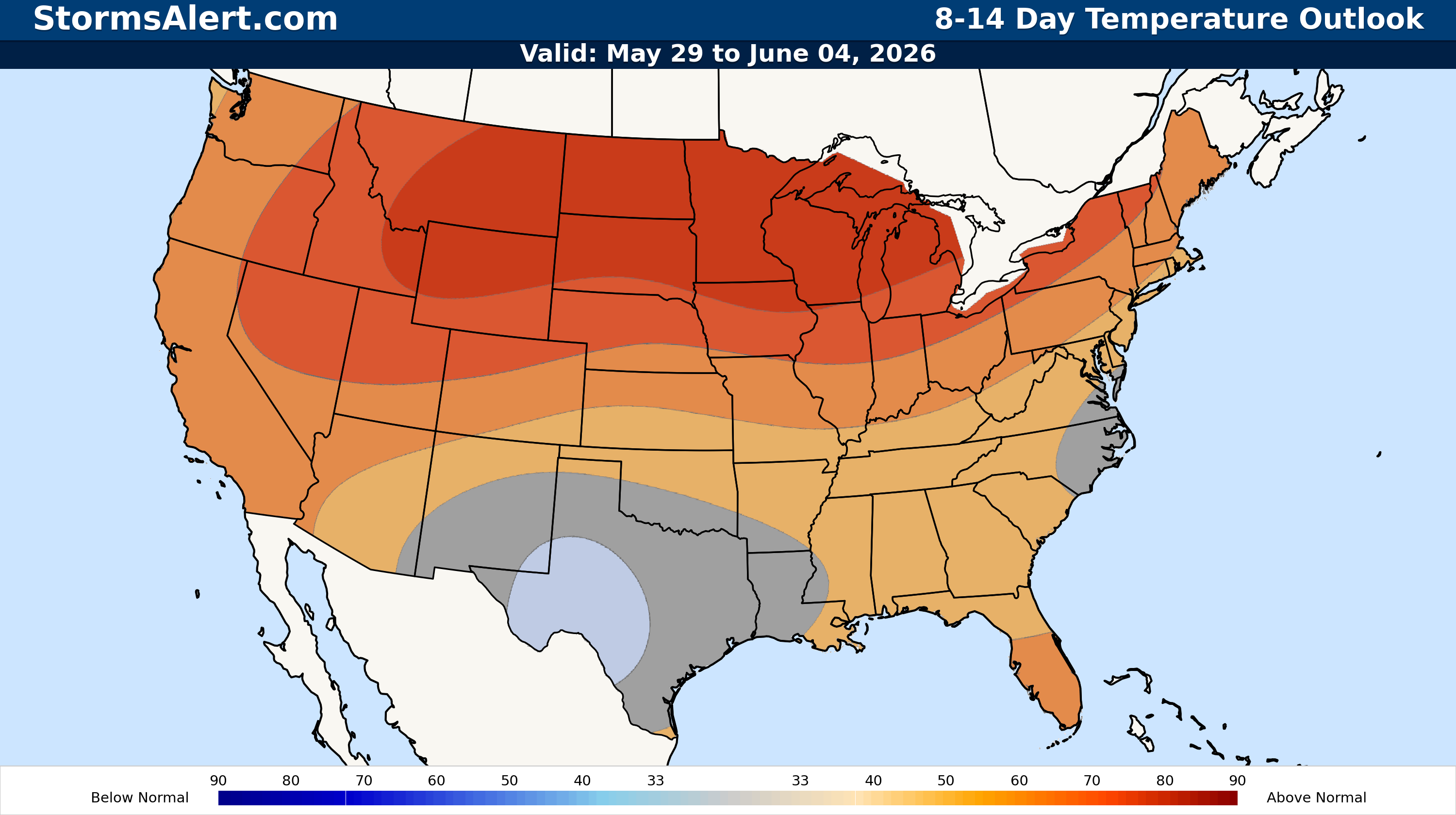 8-14 Day Temperature Outlook